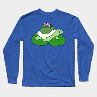 Waterlily Turtle Long Sleeve T-Shirt